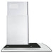 Cosmo 30-Inch 380 CFM Ductless Wall Mount Range Hood in Stainless Steel with Tempered Glass (COS-668AS750-DL) Cosmo