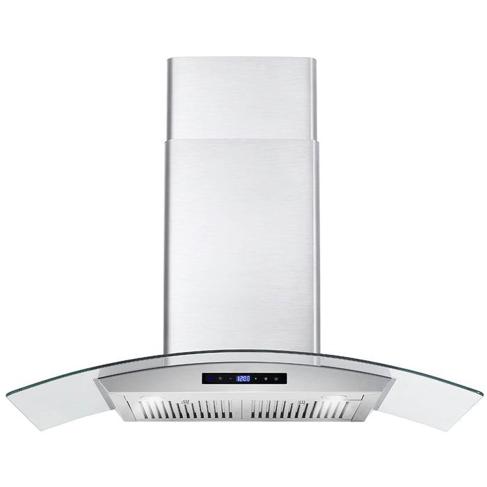Cosmo 4-Piece Appliance Package - 36-Inch Dual Fuel Range, Wall Mount Range Hood, Dishwasher and Refrigerator in Stainless Steel (COS-4PKG-062) Cosmo