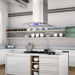 Cosmo 30-Inch 380 CFM Ducted Island Range Hood in Stainless Steel with Tempered Glass (COS-668ICS750) Cosmo