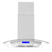 Cosmo 4-Piece Appliance Package - 30-Inch Dual Fuel Range, Island Range Hood, Dishwasher and Refrigerator in Stainless Steel (COS-4PKG-189) Cosmo