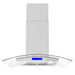 Cosmo 4 - Piece Appliance Package - 36-Inch 240V Dual Fuel Range 36-Inch Range Hood Dishwasher and Refrigerator (COS-4PKG-207) Cosmo