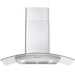 Cosmo 36-Inch 380 CFM Ductless Wall Mount Range Hood in Stainless Steel with Tempered Glass (COS-668WRC90-DL) Cosmo