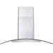Cosmo 36-Inch 380 CFM Ductless Wall Mount Range Hood in Stainless Steel with Tempered Glass (COS-668WRC90-DL) Cosmo