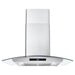 Cosmo 30-Inch 380 CFM Ductless Wall Mount Range Hood in Stainless Steel with Tempered Glass (COS-668WRCS75-DL) Cosmo