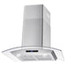 Cosmo 4-Piece Appliance Package - 30-Inch Gas Range, Wall Mount Range Hood, Dishwasher and Refrigerator with Water Dispenser in Stainless Steel (COS-4PKG-708) Cosmo