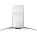 Cosmo 36-inch 380 CFM Ductless Wall Mount Range Hood in Stainless Steel with Tempered Glass (COS-668WRCS90-DL) Cosmo
