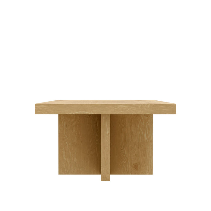 Alpine Furniture Cleo Donte Rectangular Coffee Table, Natural