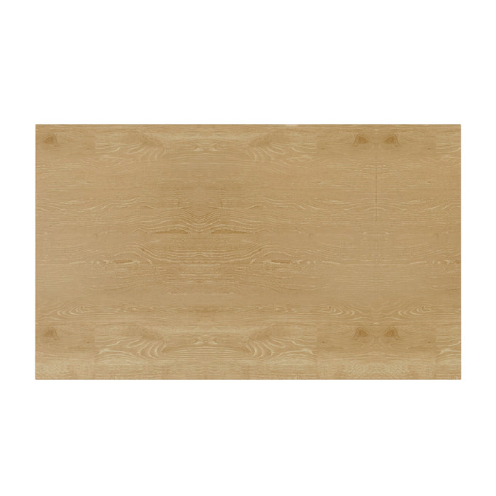 Alpine Furniture Cleo Donte Rectangular Coffee Table, Natural