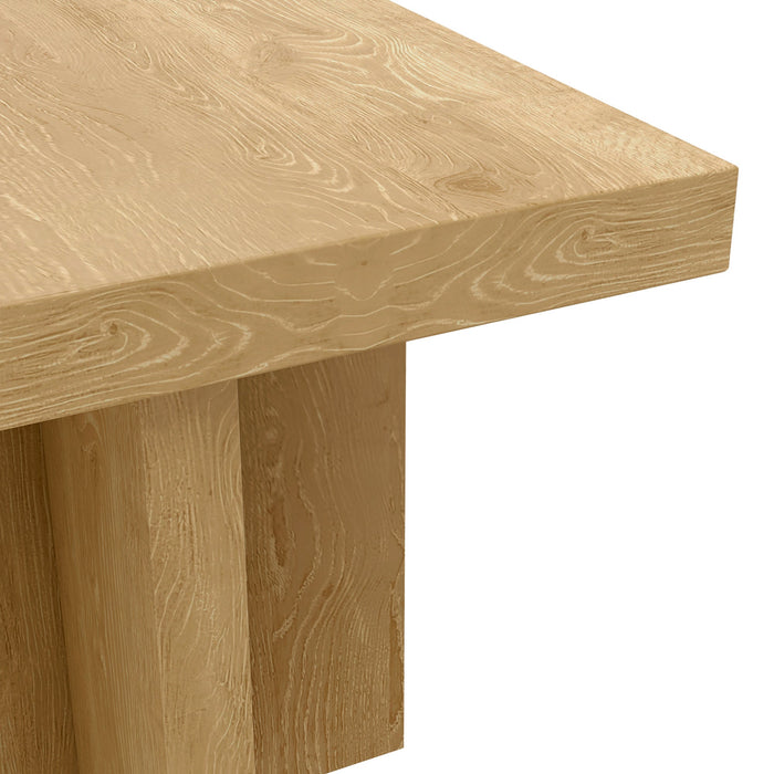 Alpine Furniture Cleo Donte End Table, Natural