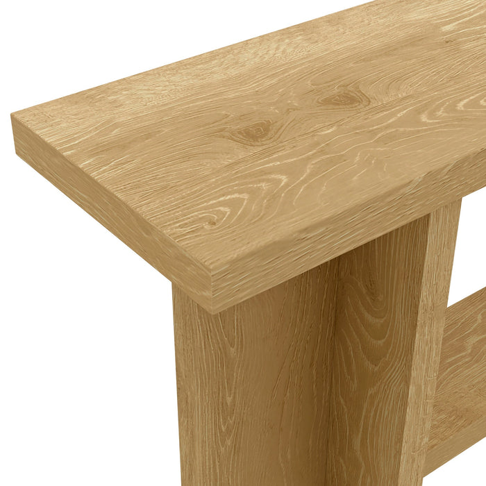 Alpine Furniture Cleo Donte Console Table, Natural
