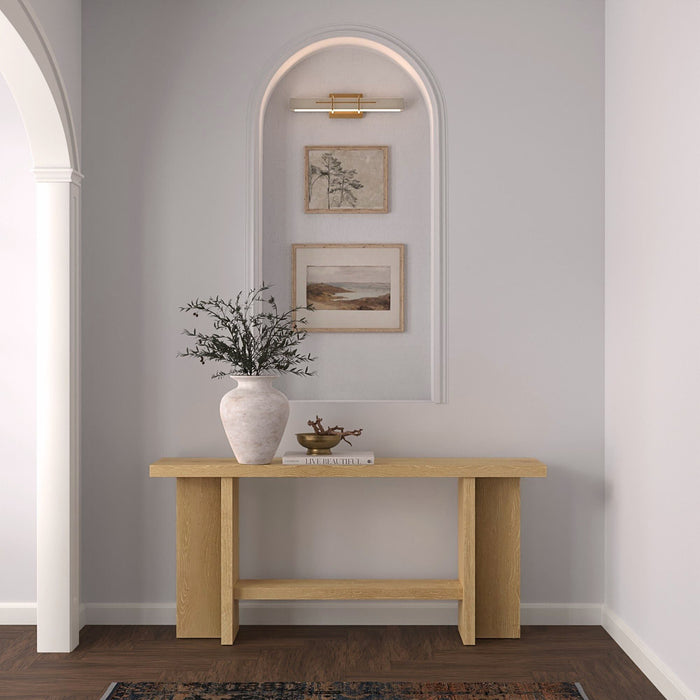 Alpine Furniture Cleo Donte Console Table, Natural