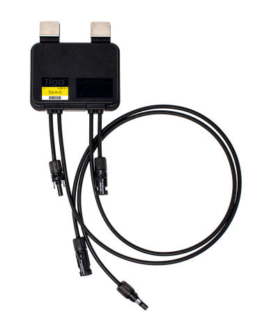 Tigo TS4-A-O - Optimization Monitoring and Rapid Shutdown - 22A (Isc) 725W 1500V UL/1000V IEC - Front view of Tigo TS4-A-O Optimizer
