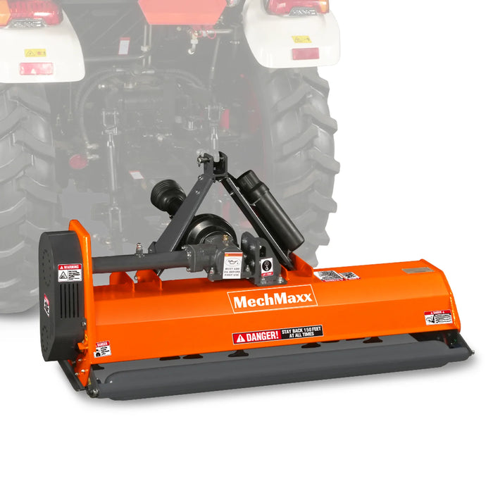 3-Point PTO Stump Grinder & 60'' PTO Flail Mower Combo, SG24&EFS60