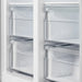 Forno Salerno 33-Inch 15.6 cu.ft Built-in Refrigerator with Modern Decorative Grill in Stainless Steel (FFRBI1805-37MG) FORNO