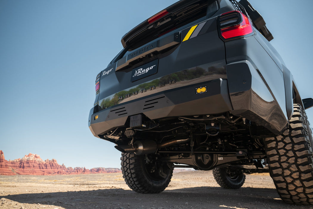 Rago Fabrication 2025-2026 Toyota 4Runner Center Mount Rear Bumper – installed on vehicle, image 15 of 20
