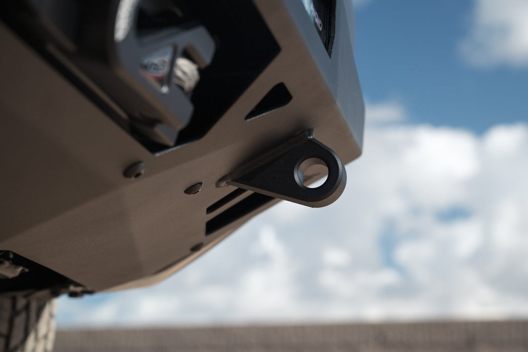 Rago Fabrication 2025-2026 Toyota 4Runner Center Mount Winch Front Bumper – installed on vehicle, image 17 of 19