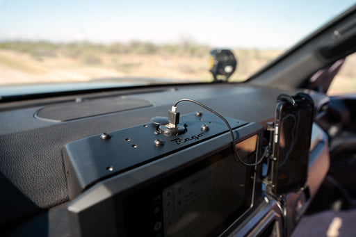 Rago Fabrication 2025-2026 Toyota 4Runner Device Dash Mount – installed on vehicle, image 2 of 12