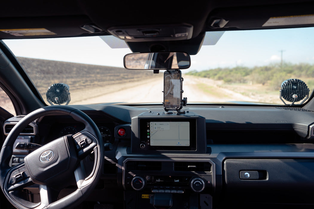 Rago Fabrication 2025-2026 Toyota 4Runner Device Dash Mount – installed on vehicle, image 6 of 12