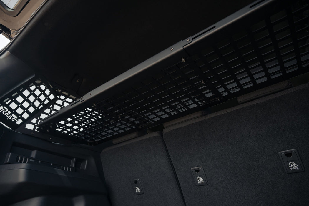 Rago Fabrication 2025-2026 Toyota 4Runner Molle Panel Storage Shelf – installed on vehicle, image 13 of 19