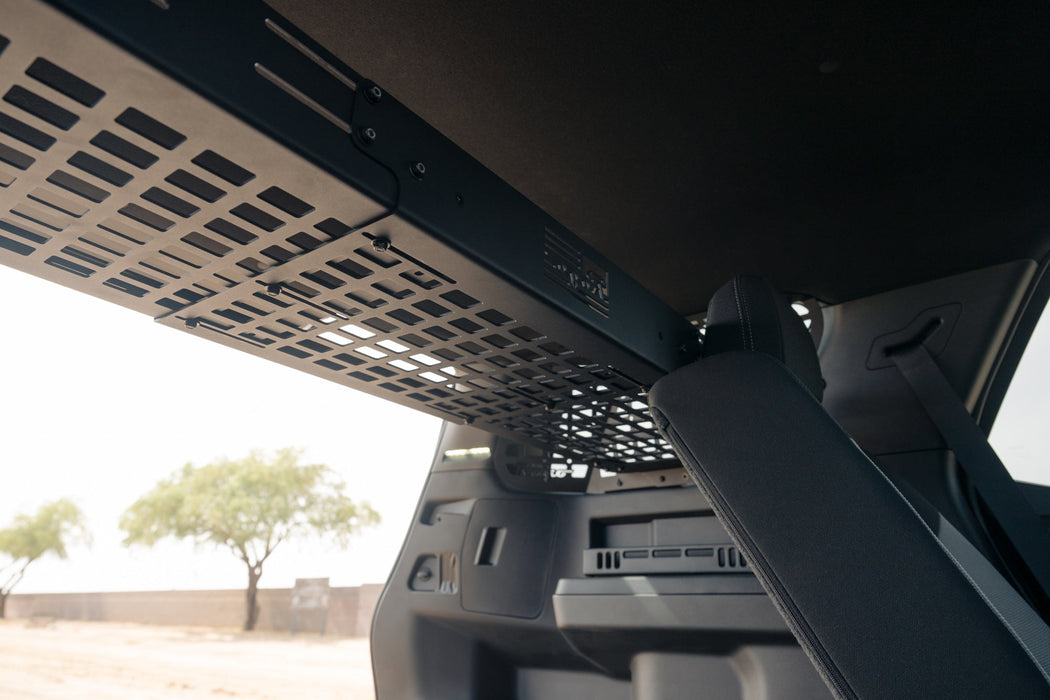 Rago Fabrication 2025-2026 Toyota 4Runner Molle Panel Storage Shelf – installed on vehicle, image 14 of 19