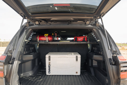 Rago Fabrication 2025-2026 Toyota 4Runner Molle Panel Storage Shelf – installed on vehicle, image 2 of 19