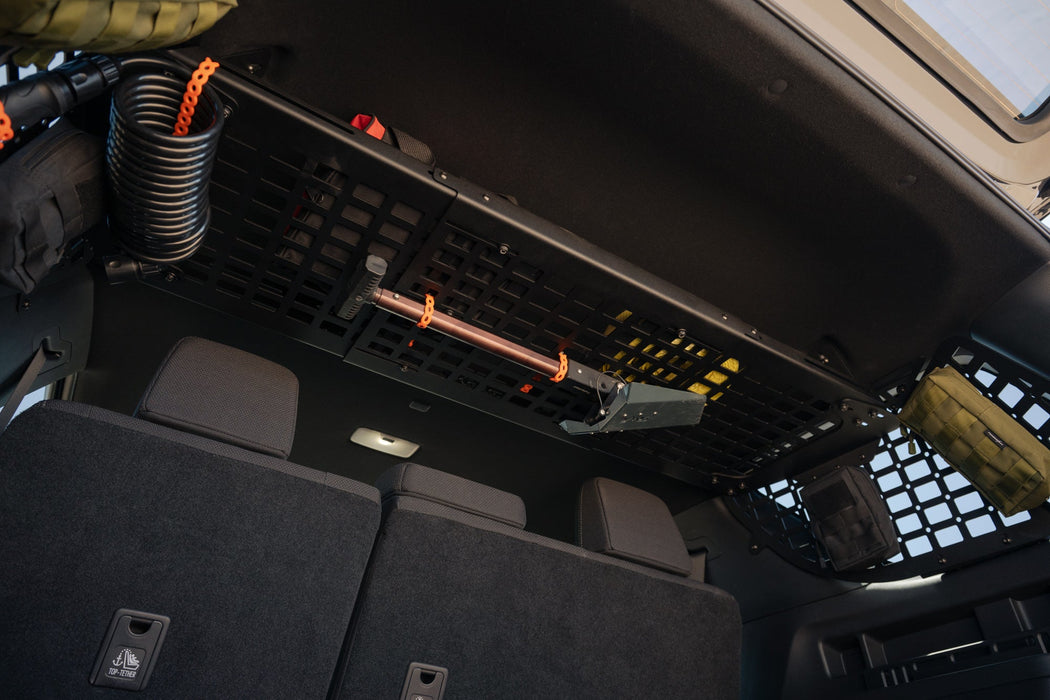 Rago Fabrication 2025-2026 Toyota 4Runner Molle Panel Storage Shelf – installed on vehicle, image 7 of 19