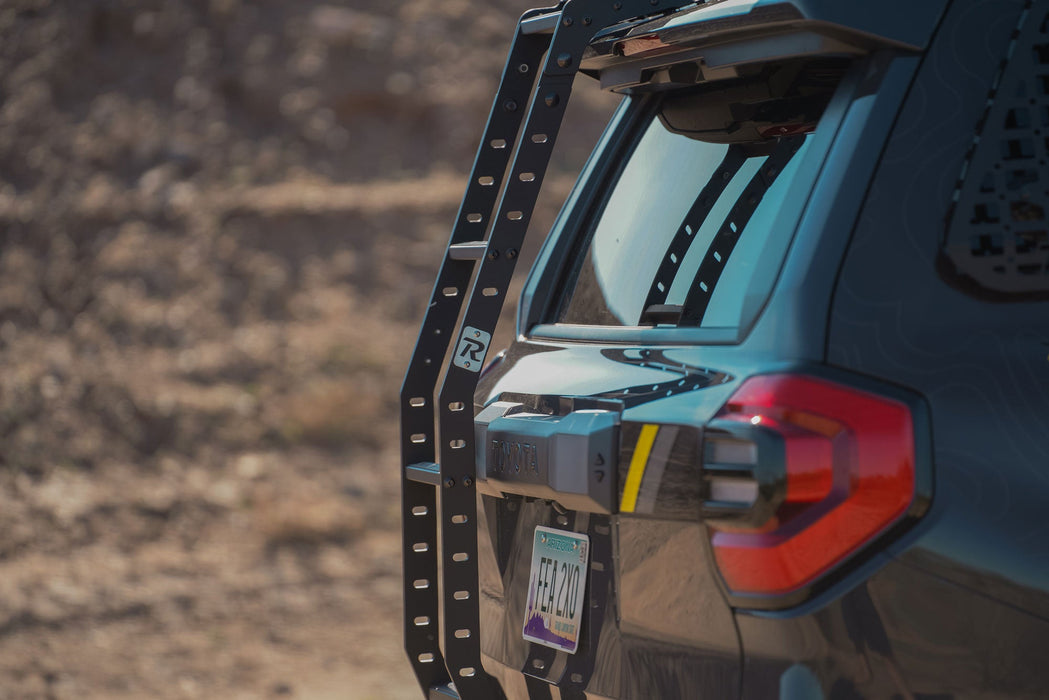 Rago Fabrication 2025-2026 Toyota 4Runner Rear Hatch Ladder – installed on vehicle, image 3 of 15