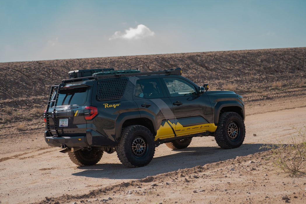 Rago Fabrication 2025-2026 Toyota 4Runner Rear Hatch Ladder – installed on vehicle, image 9 of 15