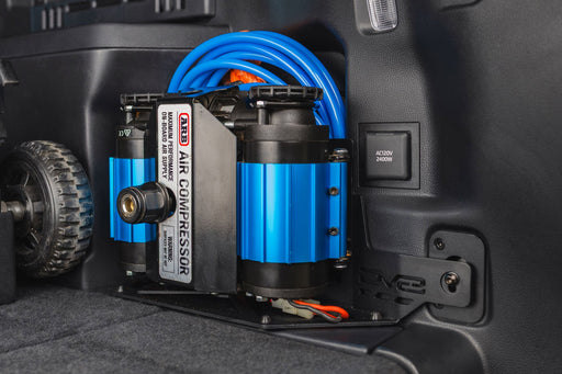 DV8 Offroad 2025-2026 Toyota 4Runner i-Force MAX Compressor Mount – installed on vehicle, image 2 of 13