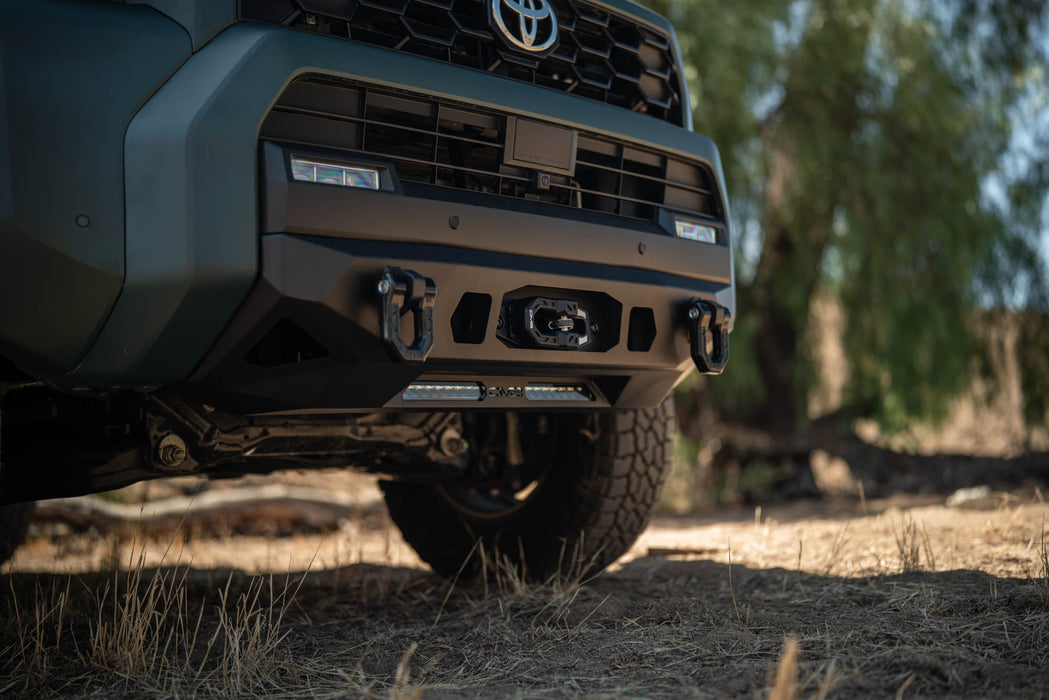 DV8 Offroad 2025-2026 Toyota 4Runner Centric Winch Front Bumper – installed on vehicle, image 9 of 15