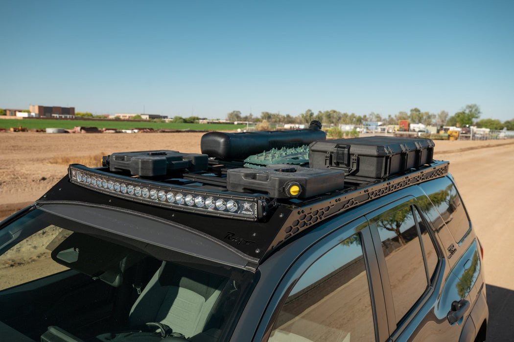 Rago Fabrication 2025-2026 Toyota 4Runner Roof Rack w/ Light Pocket – installed on vehicle, image 8 of 20