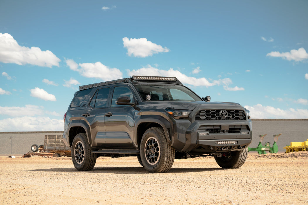 Rago Fabrication 2025-2026 Toyota 4Runner Center Mount Winch Front Bumper – installed on vehicle, image 7 of 19