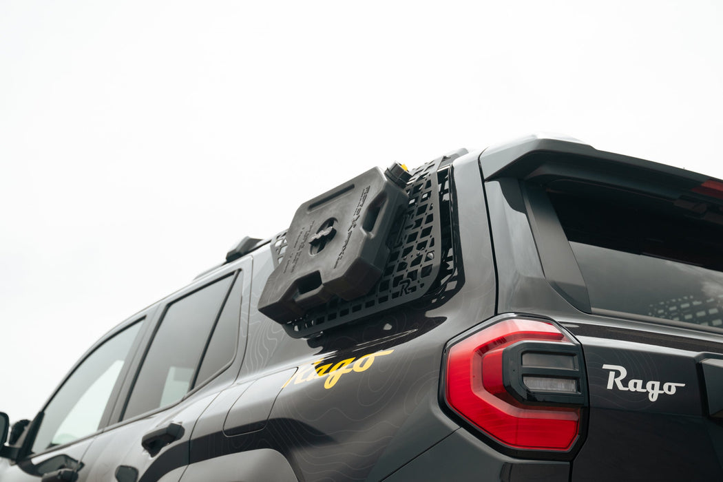 Rago 2025-2026 Toyota 4Runner Exterior Molle Storage Panels for Factory Roof Rails – installed on vehicle, image 2 of 17
