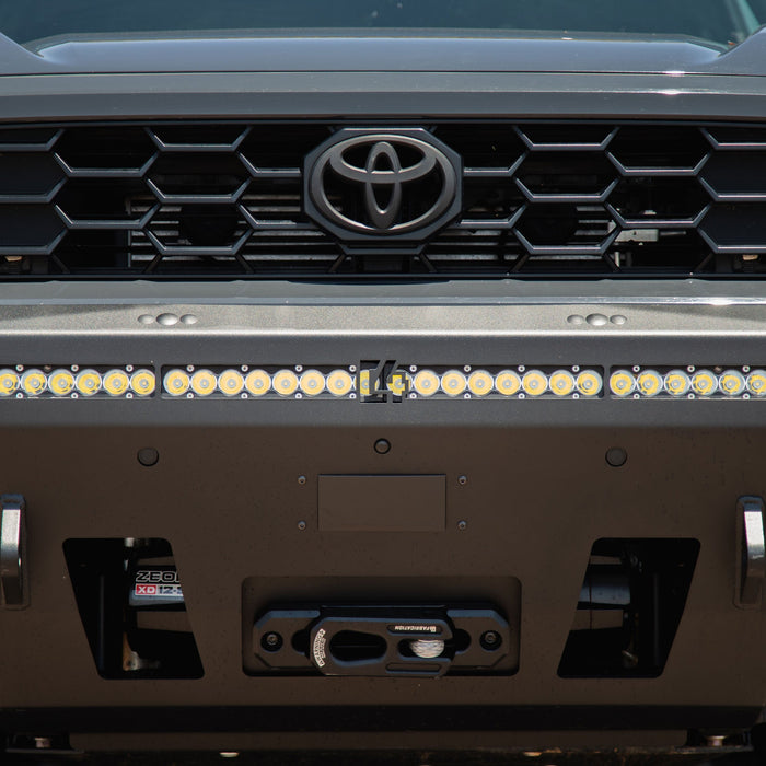C4 Fabrication 2025-2026 Toyota 4Runner Overland Series Front Bumper – installed on vehicle, image 17 of 23
