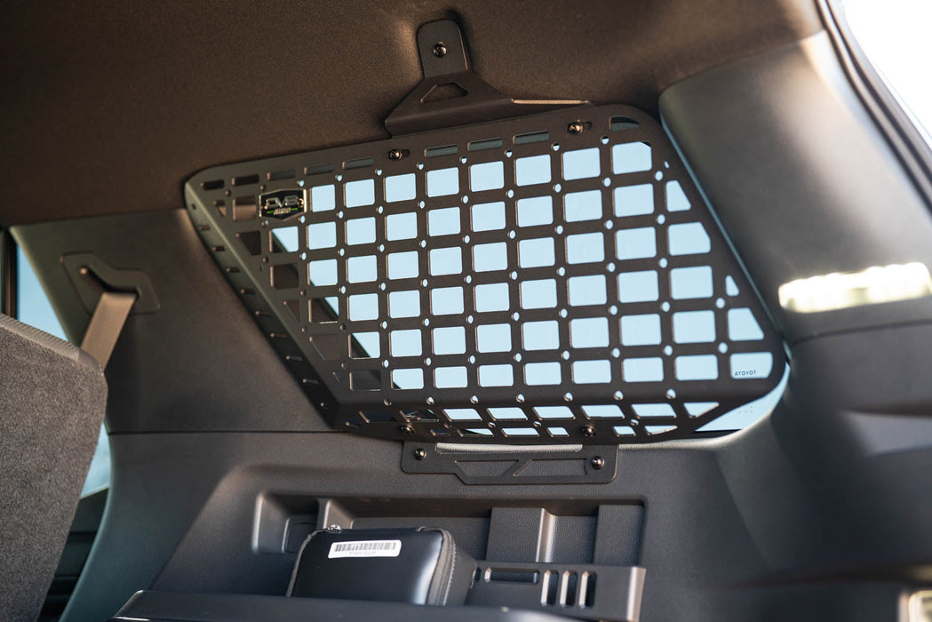DV8 Offroad 2025-2026 Toyota 4Runner Rear Window Pocket Molle Panels – installed on vehicle, image 7 of 13