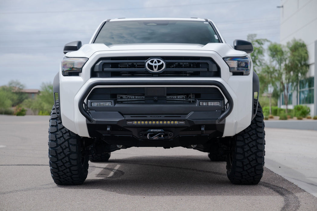 ADD 2025-2026 Toyota 4Runner Stealth Center Mount Front Bumper with Top Hoop – on the trail, image 20 of 20