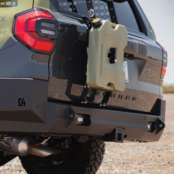 C4 Fabrication 2025-2026 Toyota 4Runner Overland Series Rear Bumper – installed on vehicle, image 5 of 18