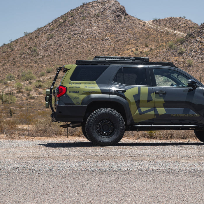 C4 Fabrication 2025-2026 Toyota 4Runner Overland Series Rear Bumper – installed on vehicle, image 4 of 18