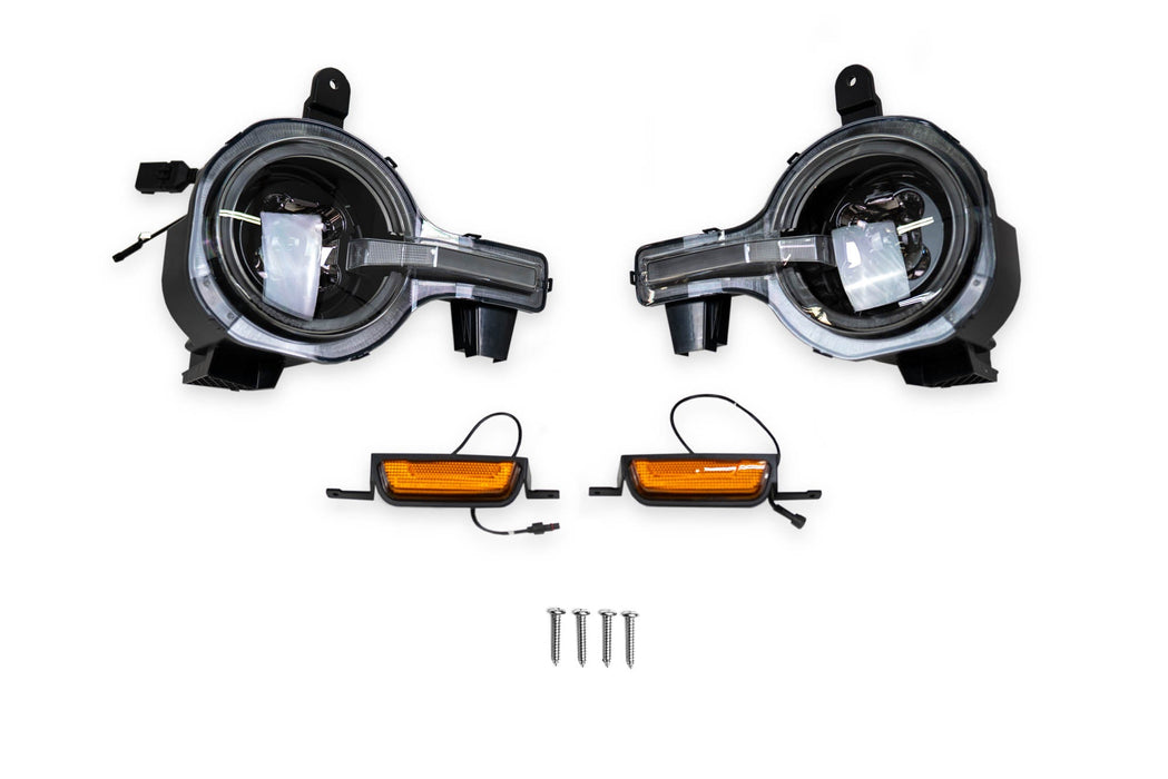 DV8 Offroad 2021-2026 Ford Bronco Black Headlights – image 20 of 20