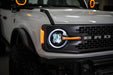 DV8 Offroad 2021-2026 Ford Bronco Black Headlights – installed on vehicle, image 11 of 20