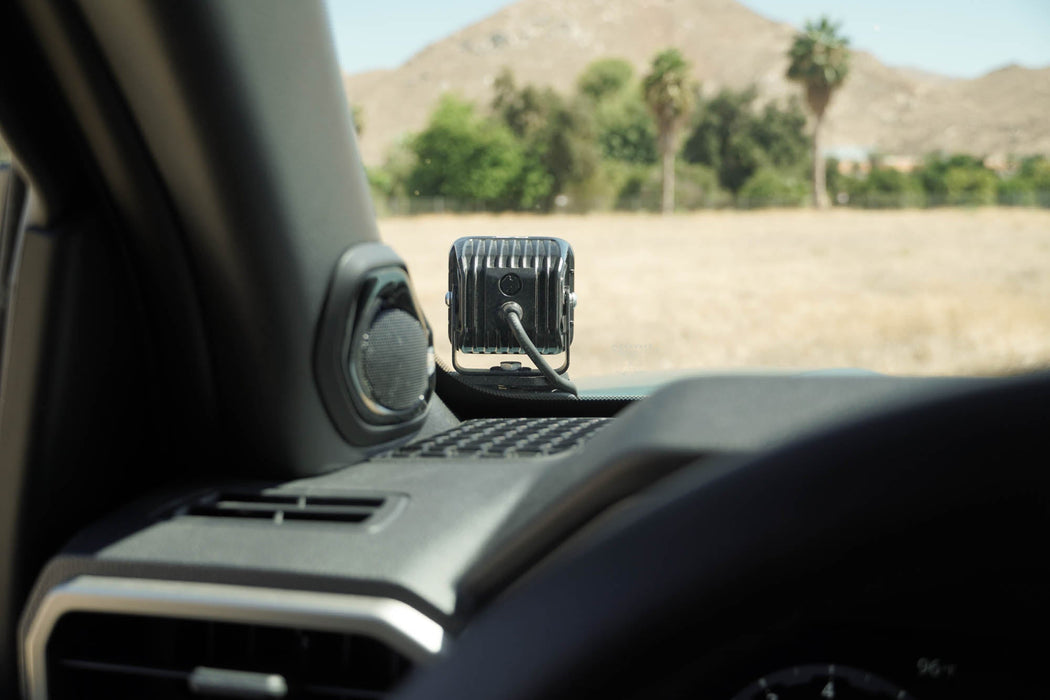 DV8 Offroad 2025-2026 Toyota 4Runner Ditch Light Brackets – installed on vehicle, image 11 of 13