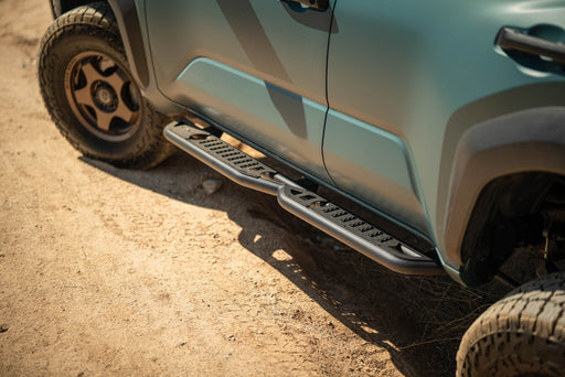 DV8 Offroad 2025-2026 Toyota 4Runner OE Plus Side Steps – installed on vehicle, image 2 of 14