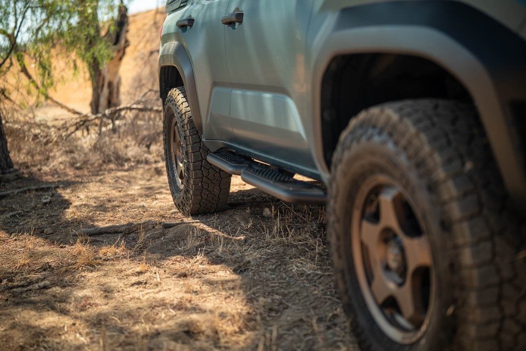 DV8 Offroad 2025-2026 Toyota 4Runner OE Plus Side Steps – installed on vehicle, image 9 of 14