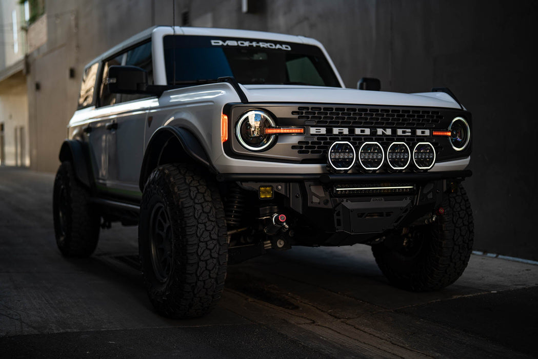 DV8 Offroad 7-Inch Halo Elite Round Light w/ Accent Halo – image 8 of 12