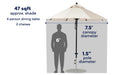 Ledge Lounger Essential Umbrella 7.5' Octagon Pulley — view 8