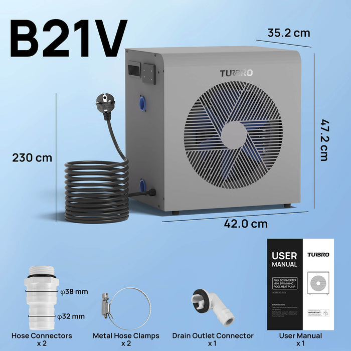Beluga Inverter Pool Heat Pump - European version