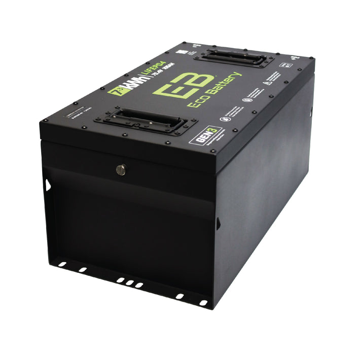 70V 105Ah LiFePO4 Battery - back view