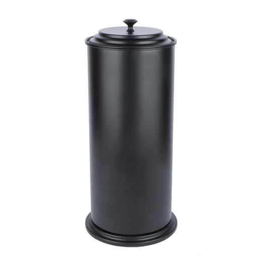 Utility Sink Freestanding Extra Large Toilet Paper Holder (Matte Black Finish) Bathroom Fixture