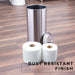 Utility Sink Freestanding Extra Large Toilet Paper Holder (Stainless Steel Finish) Bathroom Fixture - Lifestyle View