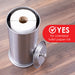 Utility Sink Freestanding Extra Large Toilet Paper Holder (Stainless Steel Finish) Bathroom Fixture - Features